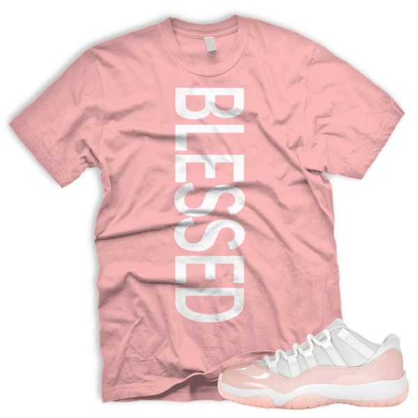 BLSSD Air J 11 Retro Low Legend Pink White Tshirt Match Sneaker Jezsport.com