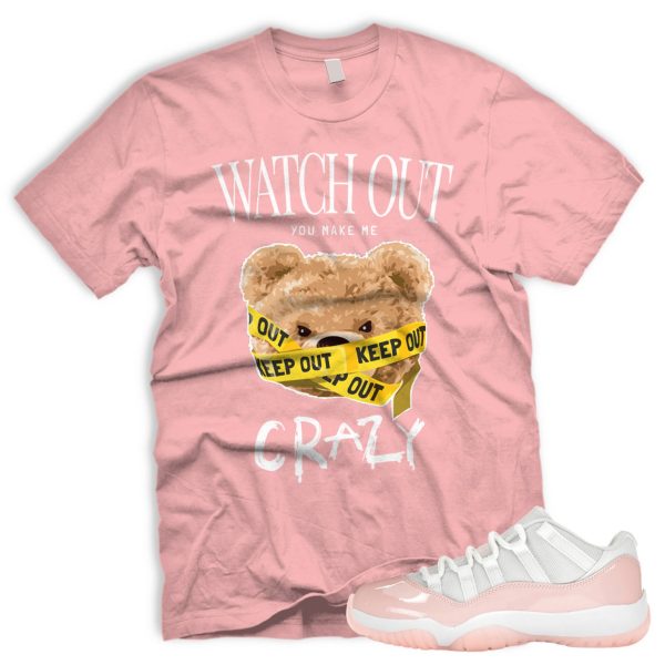 CRAZY Air J 11 Retro Low Legend Pink White Tshirt Match Sneaker Jezsport.com