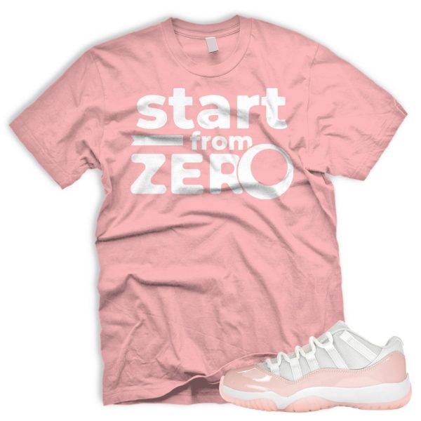 ZERO Air J 11 Retro Low Legend Pink White Tshirt Match Sneaker Jezsport.com