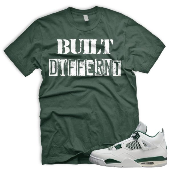 BD Air J 4 Retro Oxidized Green White T-shirt Match Sneaker Jezsport.com