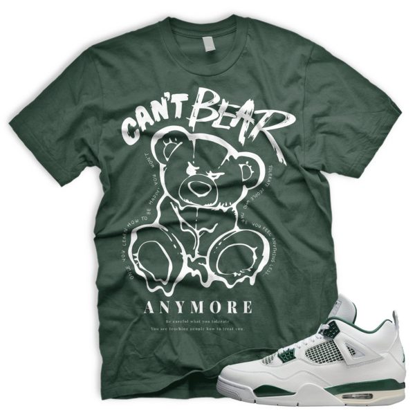 CAN'T Air J 4 Retro Oxidized Green White Tshirt Match Sneaker Jezsport.com