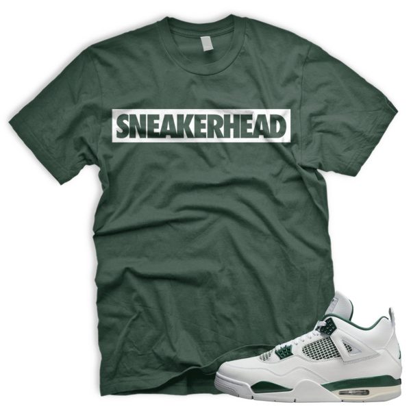 SNHD Air J 4 Retro Oxidized Green White T-shirt Match Sneaker Jezsport.com