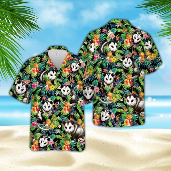 Opossum Lover Summer Hawaiian Shirt, Summer Shirt For Men and Women Jezsport.com