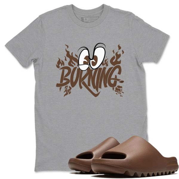 Burning Unisex Sneakerhead Shirts To Match Jordans Yeezys Slide Flax Jezsport.com