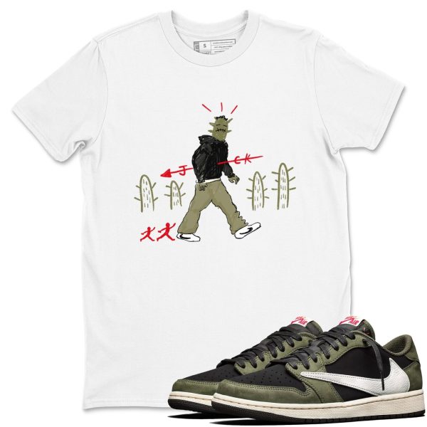 Cactus Man Unisex Sneakerhead Shirts To Match Jordans AJ1 Black Olive Jezsport.com