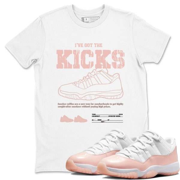 I've Got The Kicks Unisex Sneakerhead Shirts To Match Jordans AJ11 Retro Legend Pink Jezsport.com