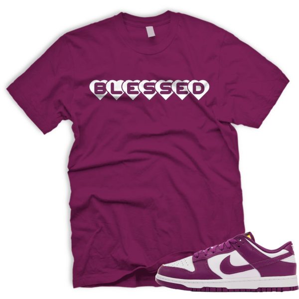 BLSSDHRTS T Shirt To Match Wmns Dunk Low Viotech White Jezsport.com