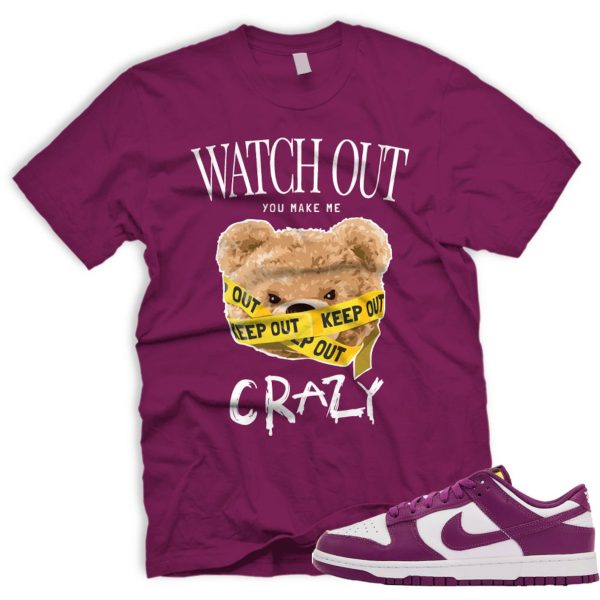 CRAZY T Shirt To Match Wmns Dunk Low Viotech White Jezsport.com