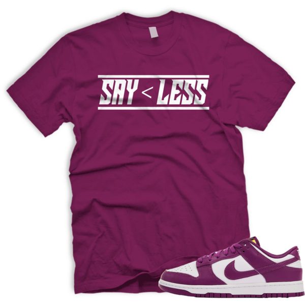 LESS T Shirt To Match Wmns Dunk Low Viotech White Jezsport.com