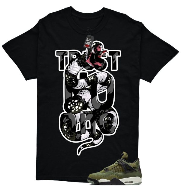 Jordan 4 Retro SE Craft Medium Olive Match T-shirt, Trust No One Jezsport.com