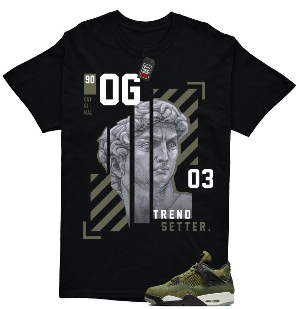 Jordan 4 Retro SE Craft Medium Olive Match T-shirt, Trend Setter Jezsport.com