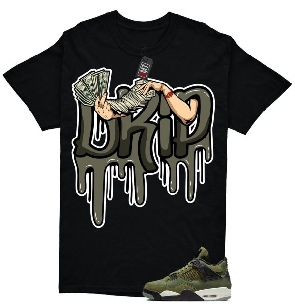 Jordan 4 Retro SE Craft Medium Olive Match T-shirt, Drip Jezsport.com