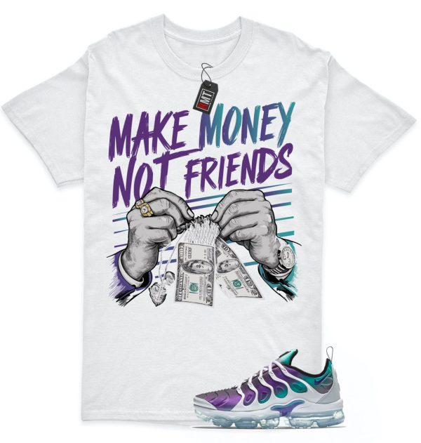 Air Max Vapormax Plus Grape Fierce Purple White Match T-shirt, Make Money Jezsport.com