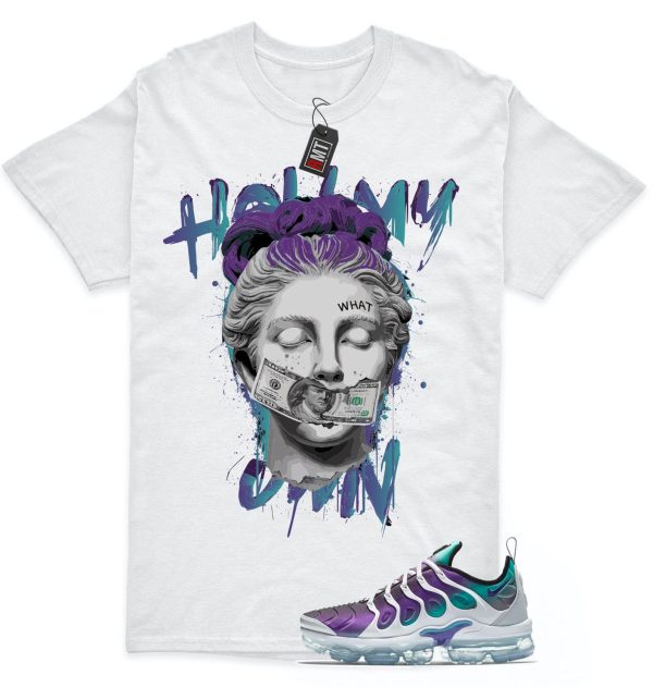 Air Max Vapormax Plus Grape Fierce Purple White Match T-shirt, Hold My Own Jezsport.com