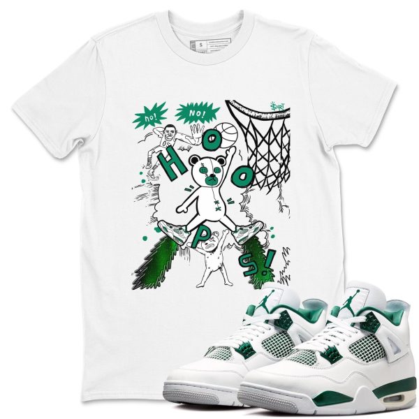 Stop The Bear - Sneaker Shirts To Match Jordans AJ4 Oxidized Green Jezsport.com