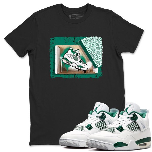 New Kicks - Sneaker Shirts To Match Jordans AJ4 Oxidized Green Jezsport.com