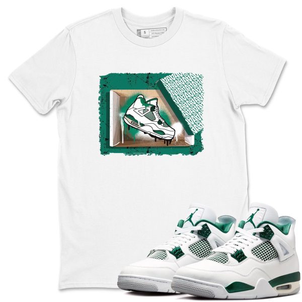 New Kicks - Sneaker Shirts To Match Jordans AJ4 Oxidized Green Jezsport.com