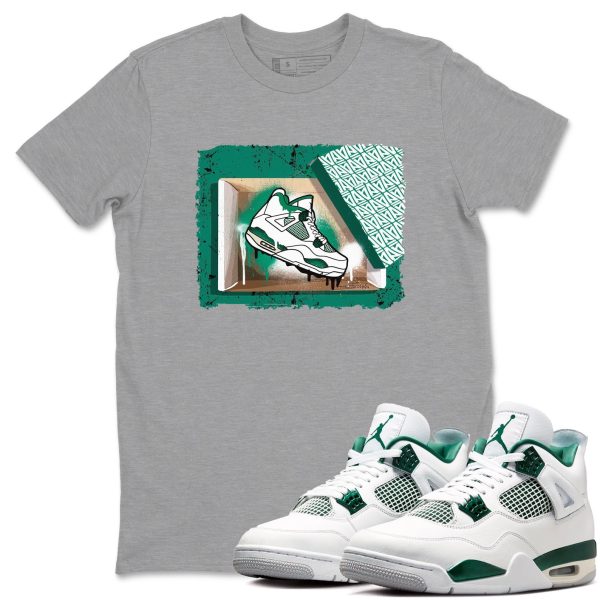 New Kicks - Sneaker Shirts To Match Jordans AJ4 Oxidized Green Jezsport.com