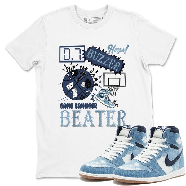 Game Changer - Sneaker Shirts To Match Jordans AJ1 Denim Jezsport.com