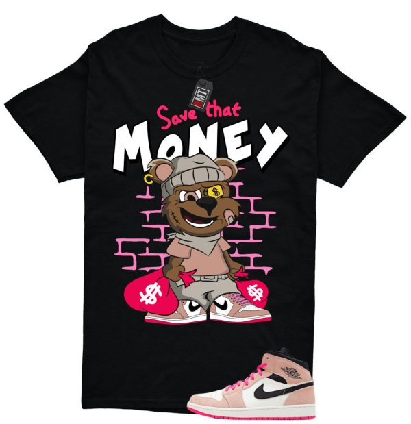 Jordan 1 Mid SE Crimson Tint Hyper Pink Match T-shirt, Save Money Jezsport.com