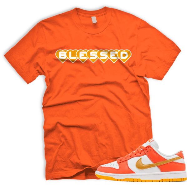 BLSSDHRTS T Match Dunk Low Orange University Gold White Jezsport.com