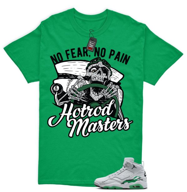 Jordan MVP Lucky Green Pure Platinum White Match T-shirt, No Pain Jezsport.com