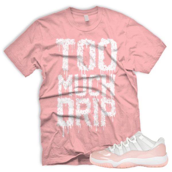 DRIP Air J 11 Retro Low Legend Pink White Tshirt Match Sneaker Jezsport.com