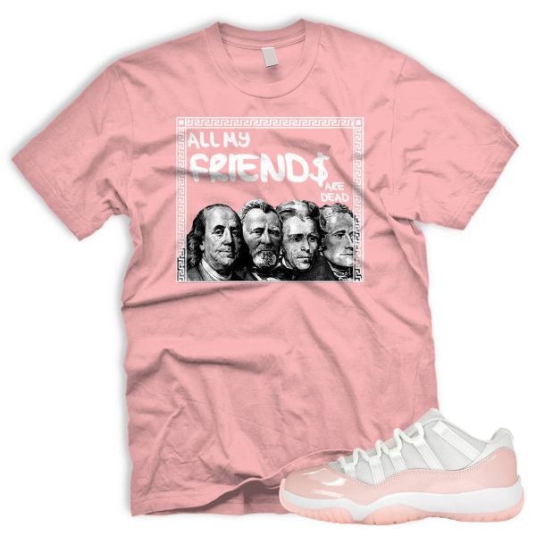 FRNDS Air J 11 Retro Low Legend Pink White Tshirt Match Sneaker Jezsport.com