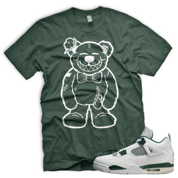 TED Air J 4 Retro Oxidized Green White T-shirt Match Sneaker Jezsport.com