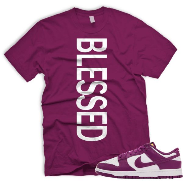 BLSSD T Shirt To Match Wmns Dunk Low Viotech White Jezsport.com