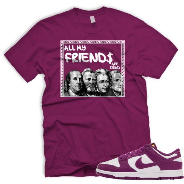 FRNDS T Shirt To Match Wmns Dunk Low Viotech White Jezsport.com