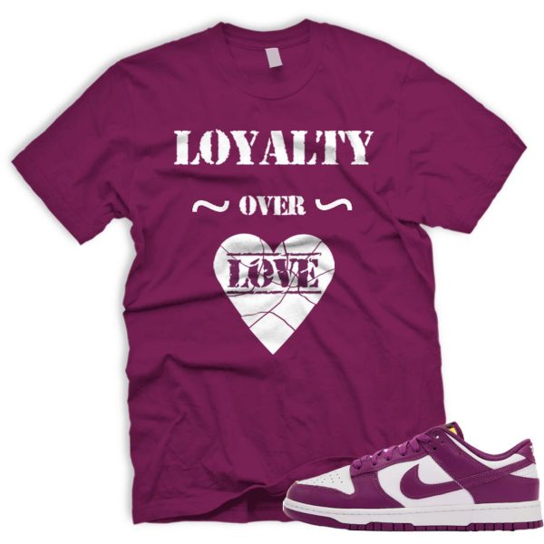 LOVERL T Shirt To Match Wmns Dunk Low Viotech White Jezsport.com