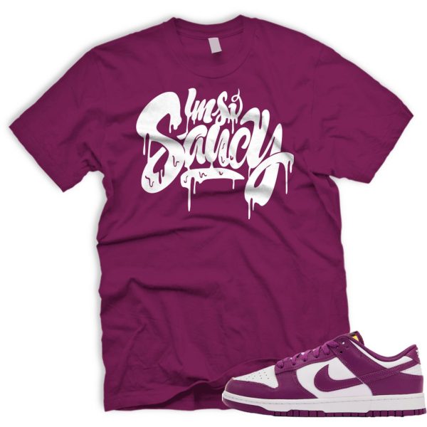 SAUCY T Shirt To Match Wmns Dunk Low Viotech White Jezsport.com