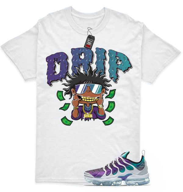 Air Max Vapormax Plus Grape Fierce Purple White Match T-shirt, Drip Jezsport.com