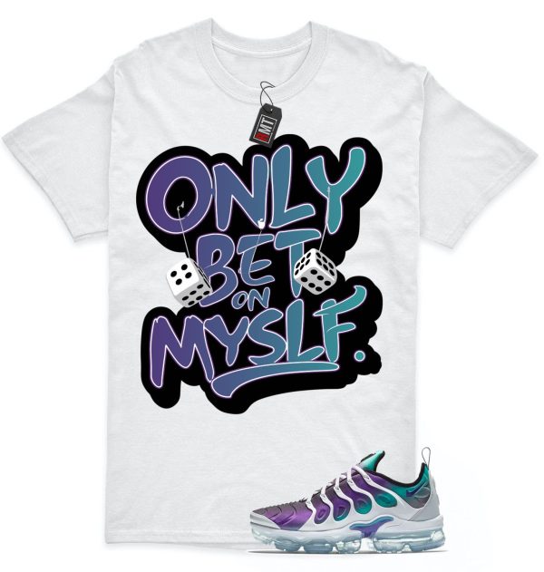 Air Max Vapormax Plus Grape Fierce Purple White Match T-shirt, Bet on My Self Jezsport.com