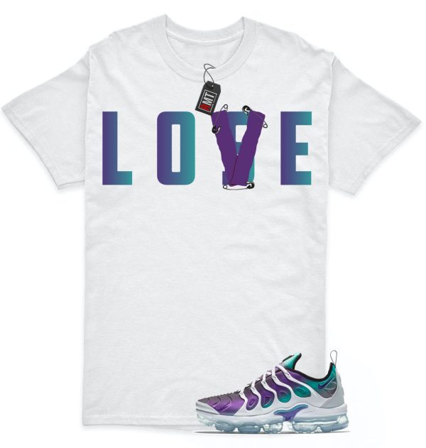 Air Max Vapormax Plus Grape Fierce Purple White Match T-shirt, Love Lose Jezsport.com