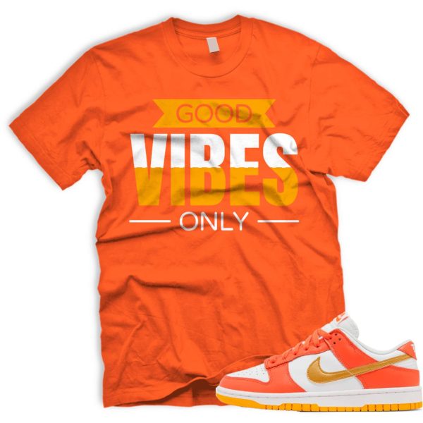 GV T Shirt To Match Dunk Low Orange University Gold White Jezsport.com