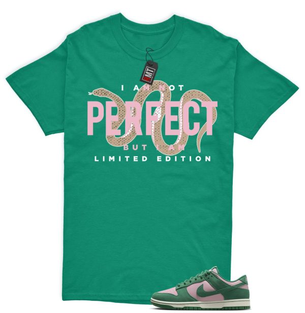 Dunk Low Pink Malachite Medium Soft Sail Match T-shirt, Limited Edition Jezsport.com