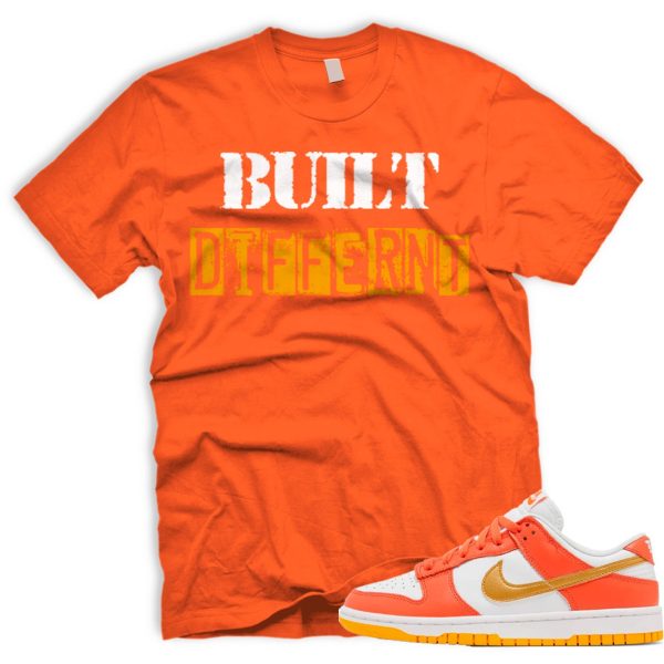 BD T Match Dunk Low Orange University Gold White Jezsport.com