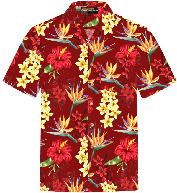 Flowerful Summer Red Hawaiian Shirt, Summer For Men and Women Jezsport.com