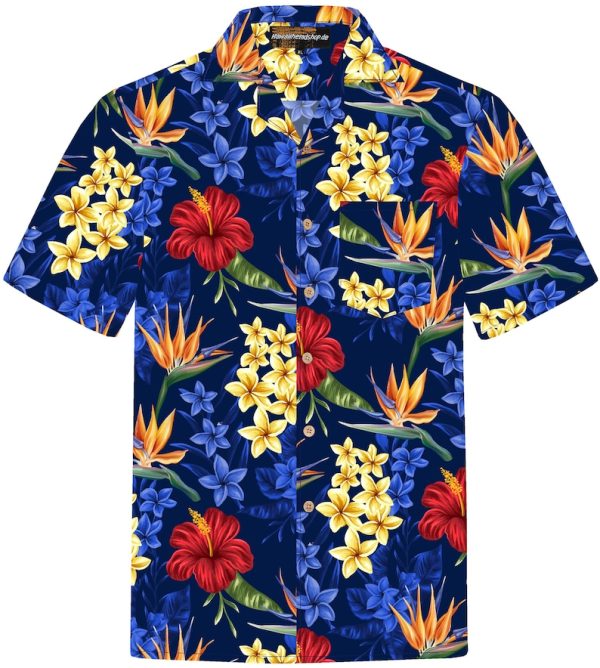 Flowerful Summer Blue Hawaiian Shirt, Summer For Men and Women Jezsport.com