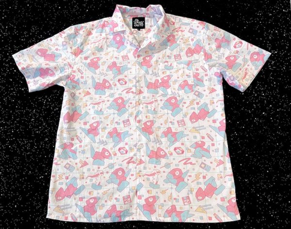 Porygon Button Up Haiwaiian Shirt, Summer Shirt For Men and Women Jezsport.com