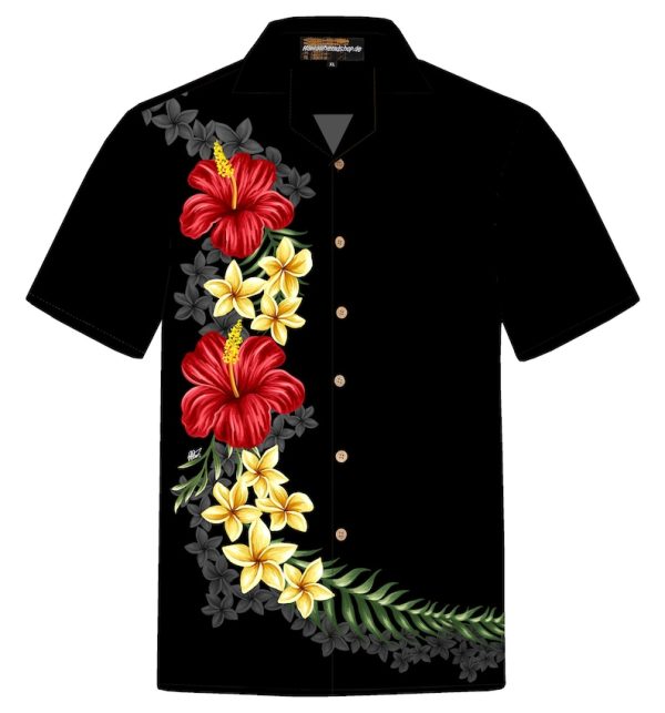 Black Elegance Hawaiian Shirt, Summer For Men and Women Jezsport.com