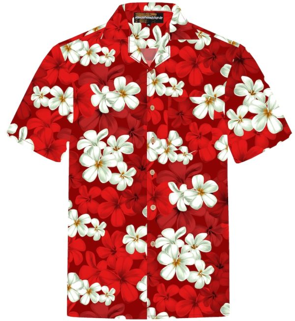 Classic Red Hawaiian Shirt, Summer For Men and Women Jezsport.com