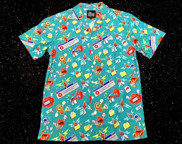 Rotom Button Up Haiwaiian Shirt, Summer Shirt For Men and Women Jezsport.com