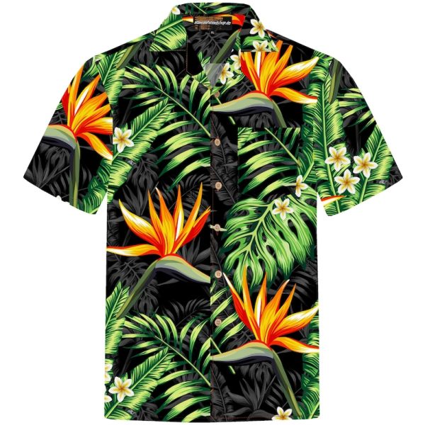 Bird of Paradise Hawaiian Shirt, Summer For Men and Women Jezsport.com