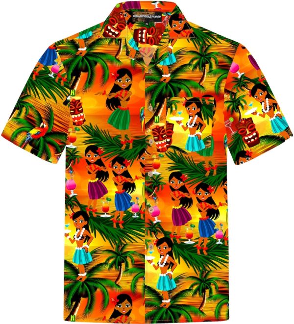 Drunken Aloha Girls Hawaiian Shirt, Summer For Men and Women Jezsport.com