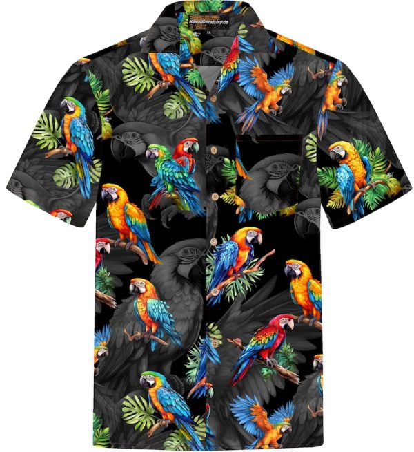 Hawaiian Parrots Hawaiian Shirt, Summer For Men and Women Jezsport.com