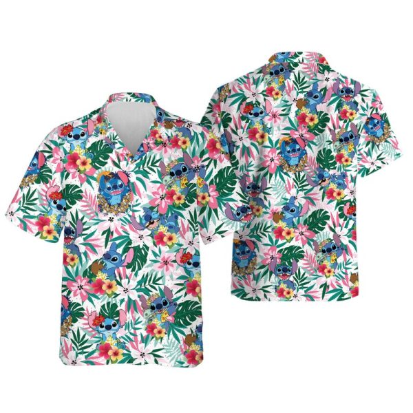 Funny Stitch Disney Hawaiian Shirt, Summer Shirt For Men and Women Jezsport.com