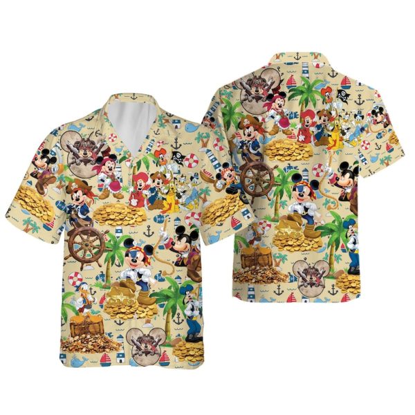 Disney A Pirate's Life for Me Mickey Hawaiian Shirt, Summer Shirt For Men and Women Jezsport.com